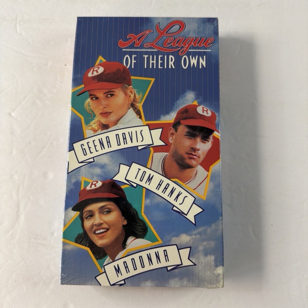 A League of Their Own (1992) VHS - Geena Davis, Tom Hanks, Madonna - Baseball